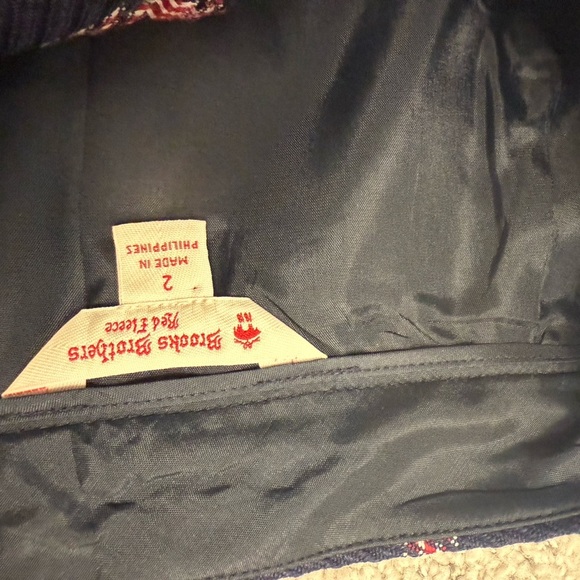 Brooks Brothers Red Fleece size 2 EUC wool blend red/navy Plaid Pencil Skirt - Picture 4 of 11